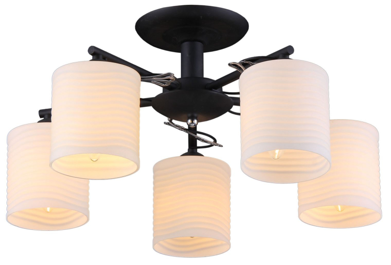 Потолочная люстра Natali Kovaltseva 11476/5C DARK CHROME