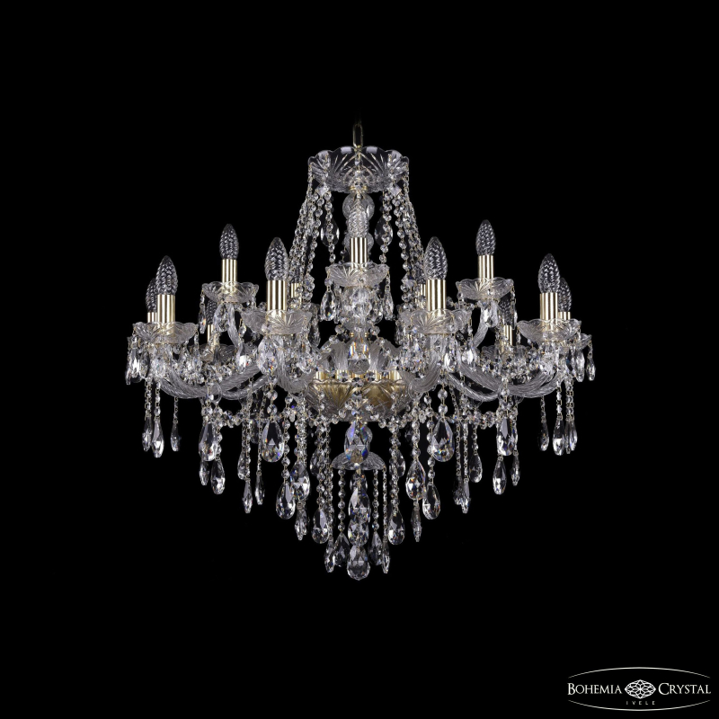 Подвесная люстра Bohemia Ivele Crystal 1415/10+5/300 G