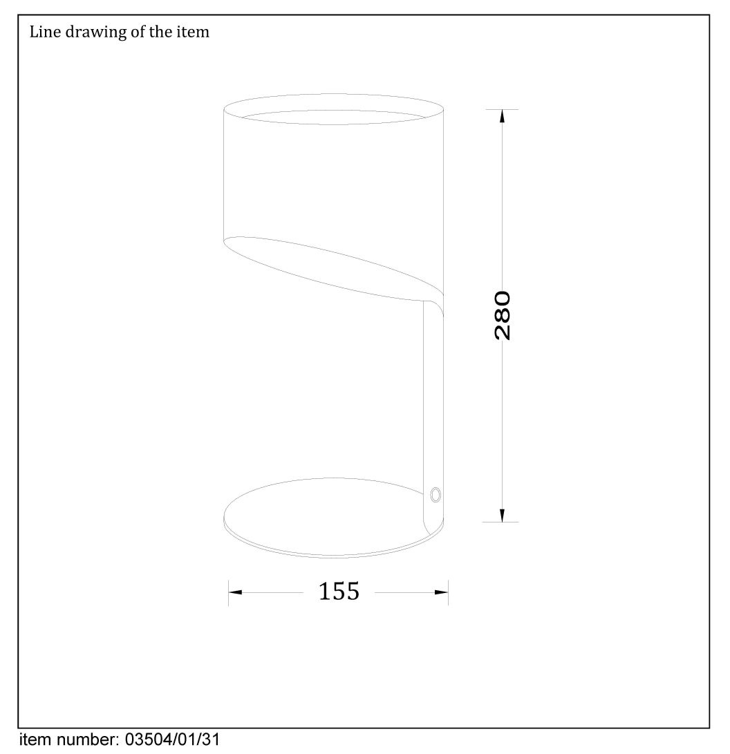Настольная лампа Lucide Knulle 03504/01/31