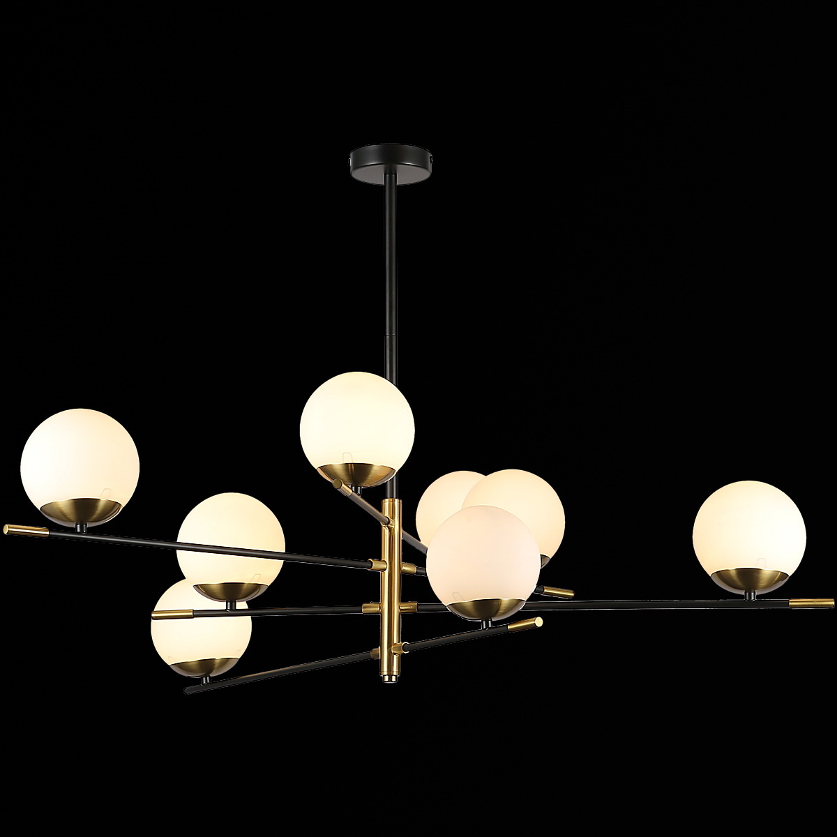 Люстра на штанге Illumico IL0063-8P-79 BK COP