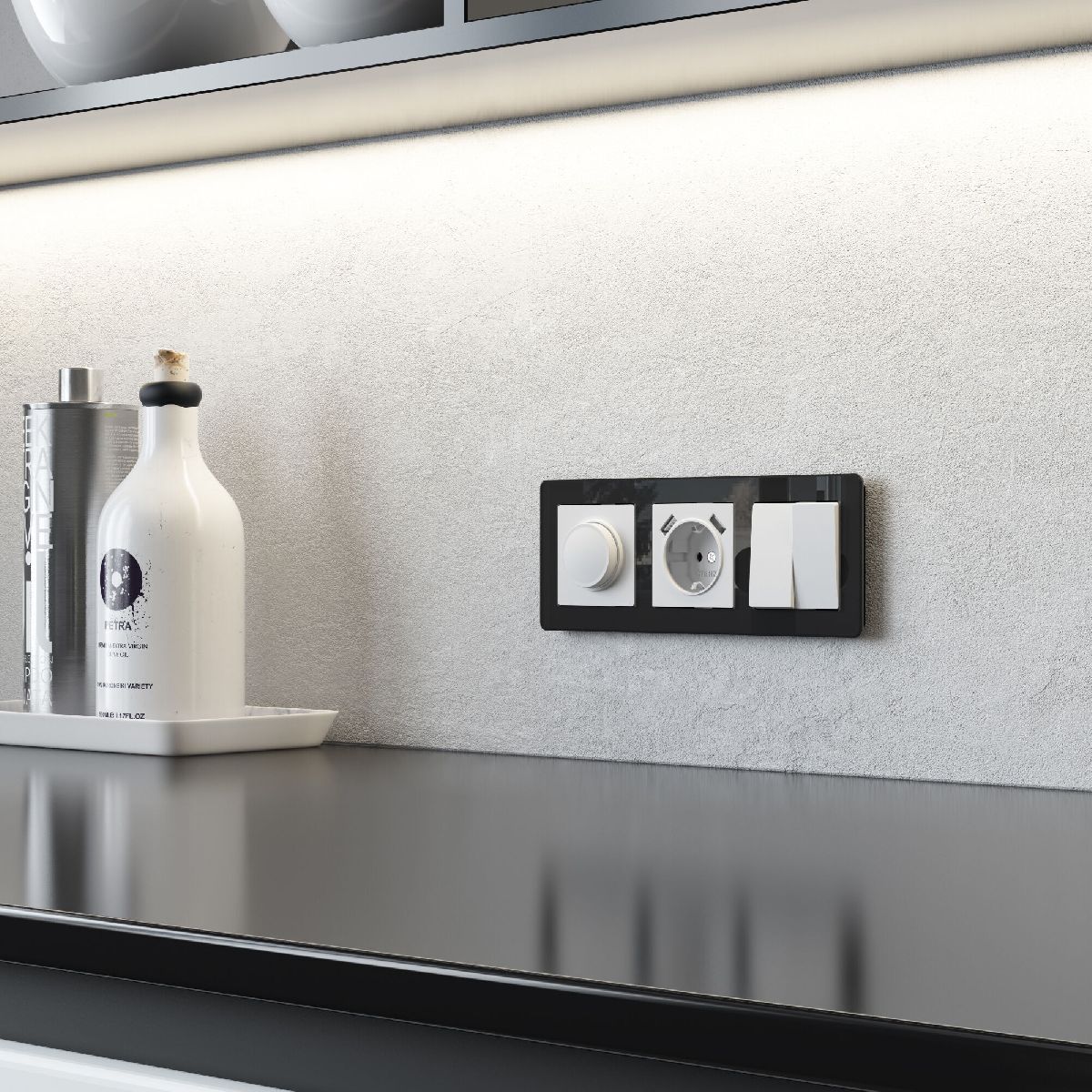 Розетка с заземлением, шторками и USBх2 Werkel 4690389191992 W1171561 a062406