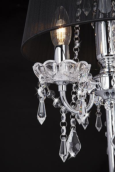 Торшер Eurosvet 2045/3F хром/черный торшер