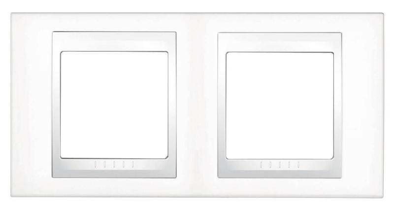 Рамка 2-постовая Schneider Electric Unica Хамелеон MGU6.004.18