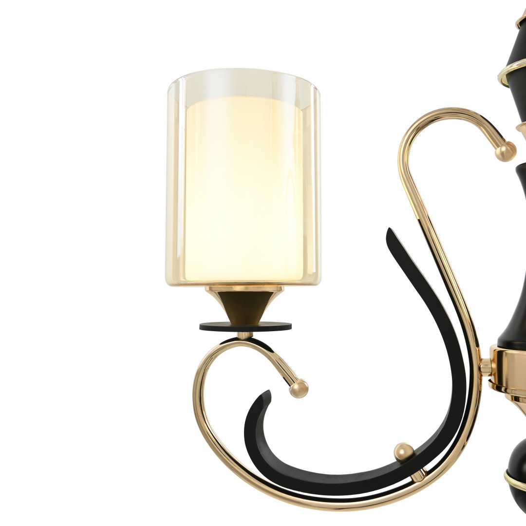 Подвесная люстра Arte Milano Florentia 302237/3 Bk/Gd