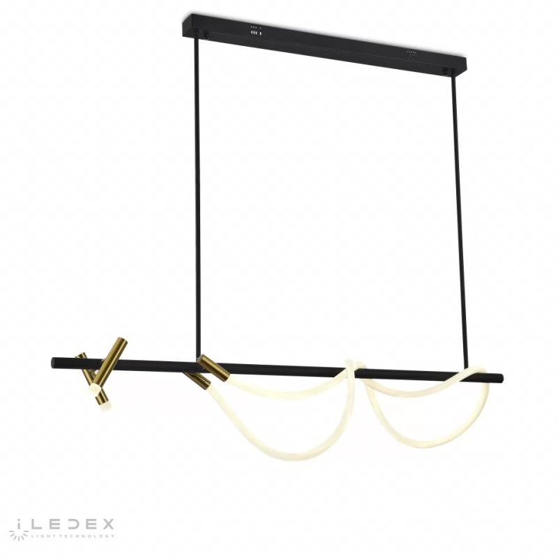 Подвесная люстра iLedex Cross 2313-1200 SB