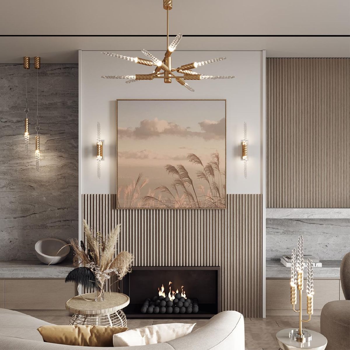 Люстра на штанге Odeon Light L-vision Kolos 5449/28L