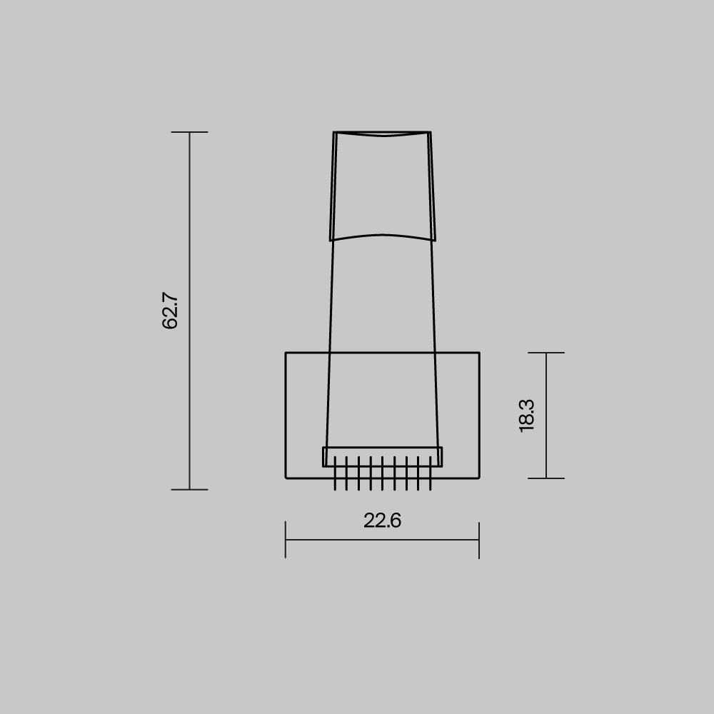 Комплект креплений для профиля 50×35 4шт Maytoni Led Strip ALM-5035T-MT 642036