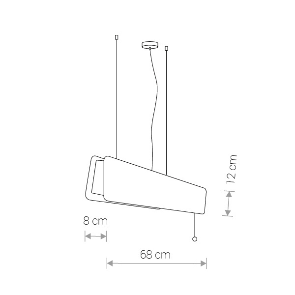 Подвесной светодиодный светильник Nowodvorski Oslo 9314