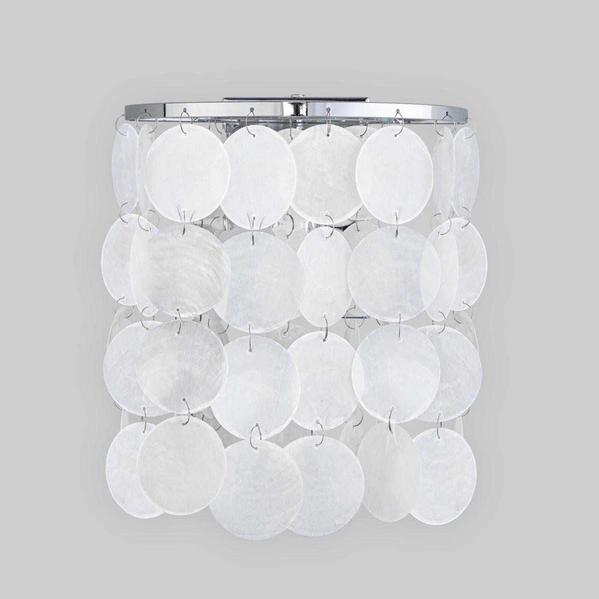 Настенный светильник Eurosvet 60005/1 хром/перламутр