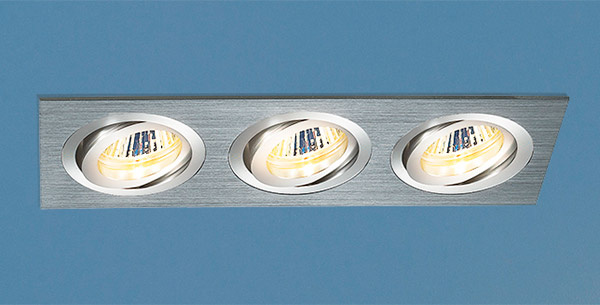 Встраиваемый светильник Elektrostandard 1011/3 MR16 CH хром 4690389055843