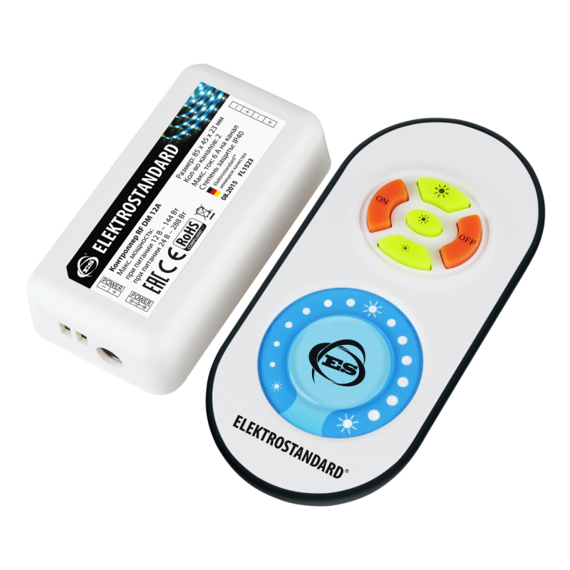 Контроллер сенсорный Elektrostandard RF DM 12A одноцветный 4690389076350