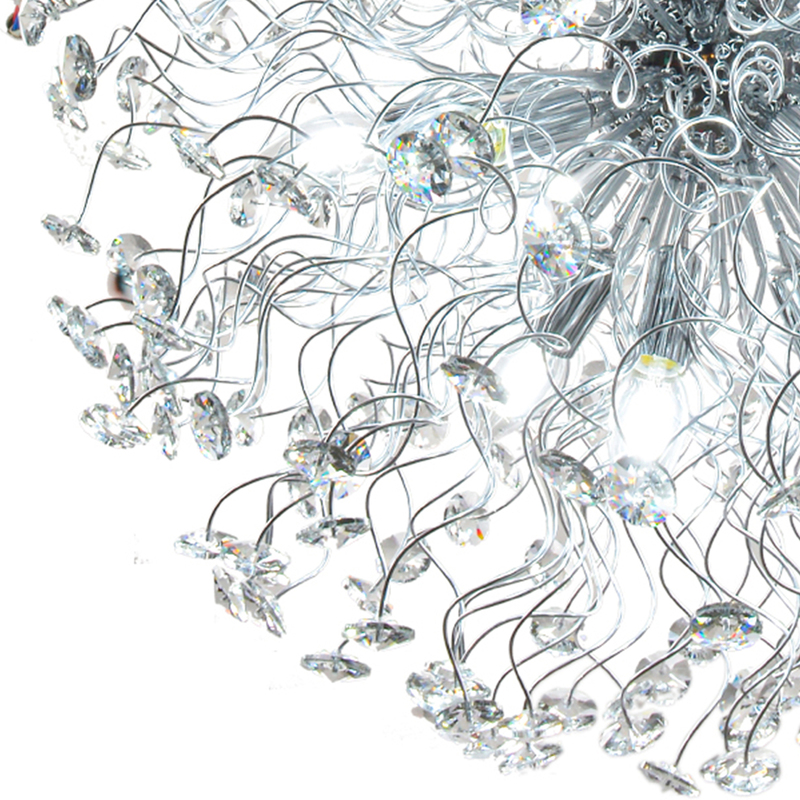 Подвесная люстра Natali Kovaltseva NOVELLA 91004/15C CHROME