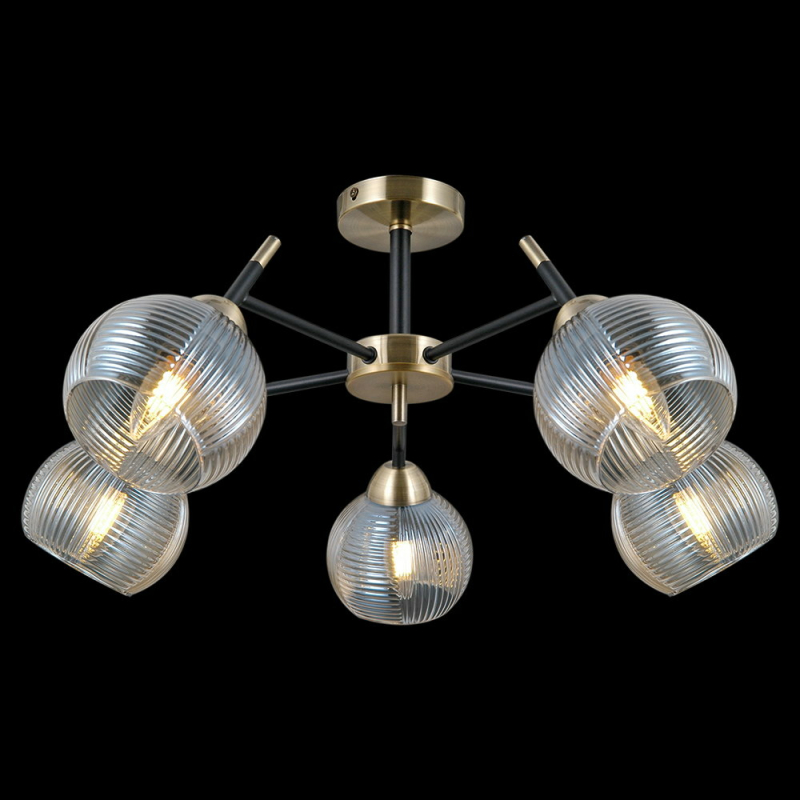 Люстра на штанге Illumico IL0375-5CSQ-79 AB BK