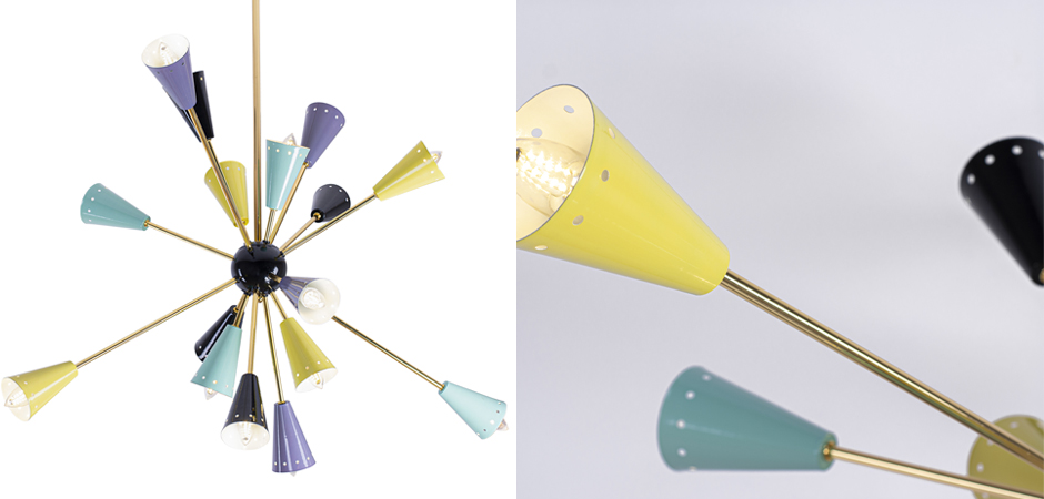 Люстра на штанге ImperiumLoft Sputnik 143893-22