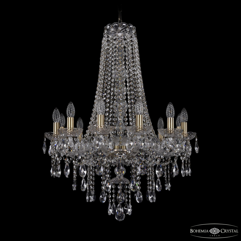 Подвесная люстра Bohemia Ivele Crystal 1415/12/220/h-86 Pa