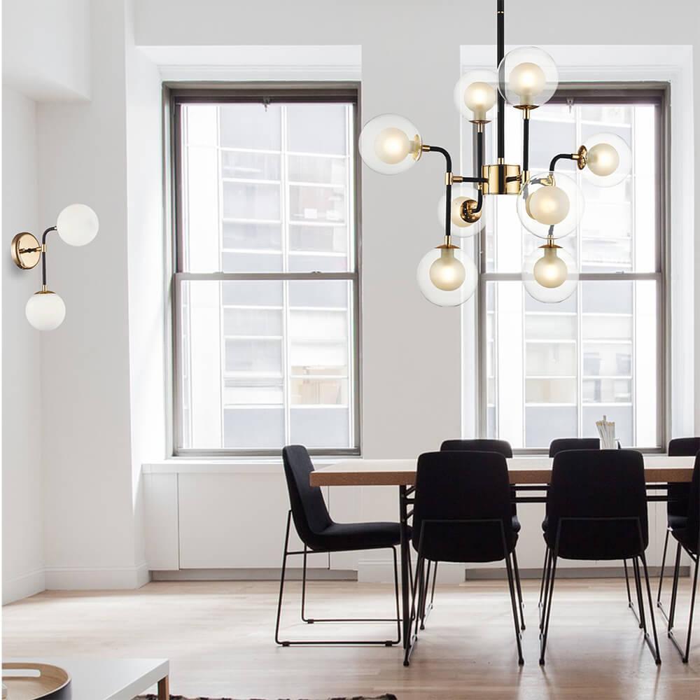 Подвесная люстра Zumaline RIANO P0454-08C-SDGF