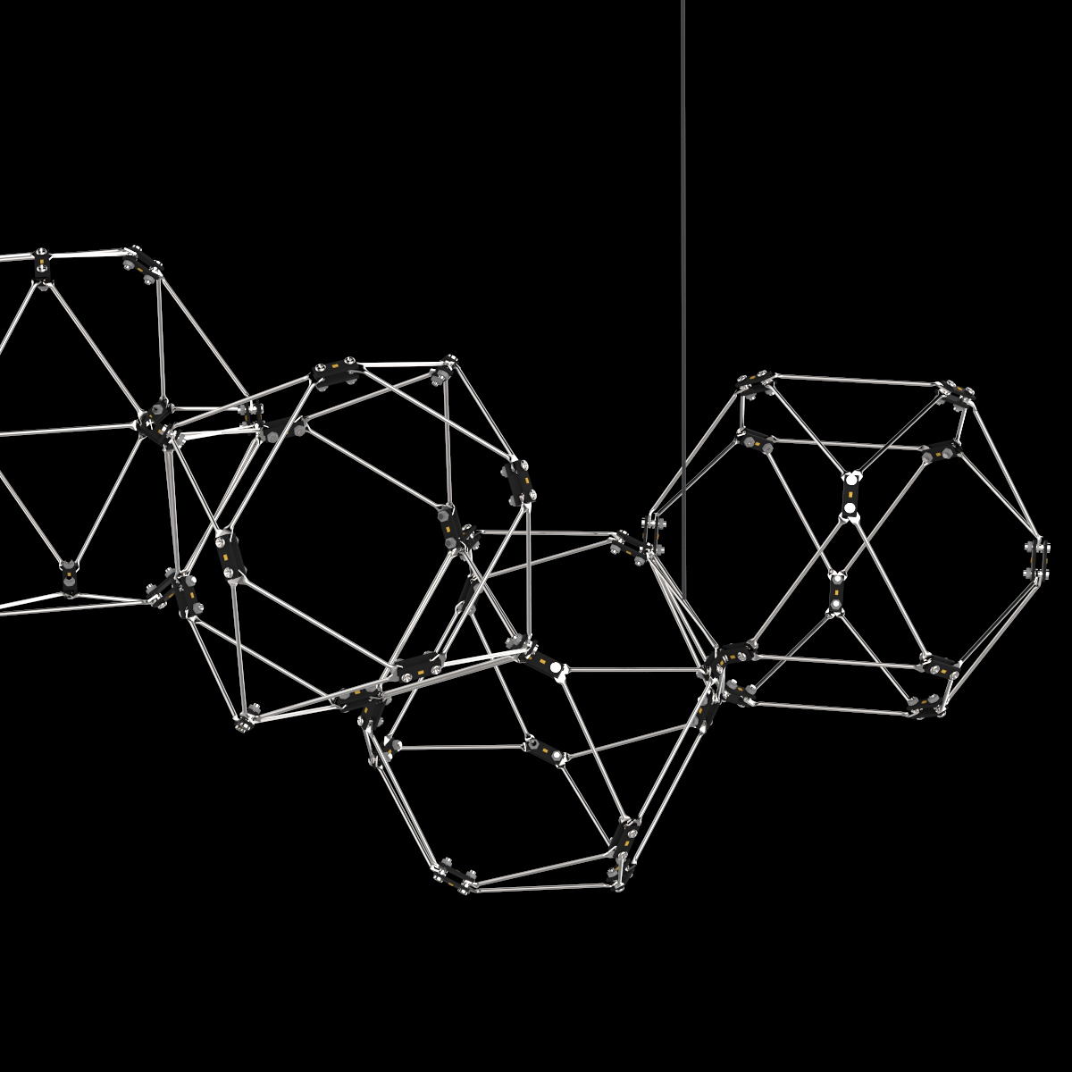 Подвесной светильник Delight Collection Lucciola MD18001068-5A chrome