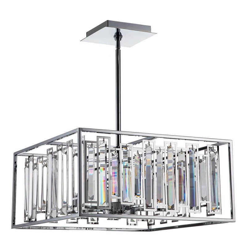 Люстра на штанге Indigo Valzer 12001/5R Chrome V000064