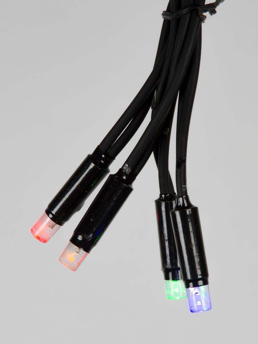 Уличная светодиодная гирлянда Uniel занавес (UL-00003937) разноцветный ULD-C2030-240/TBK Multi IP67