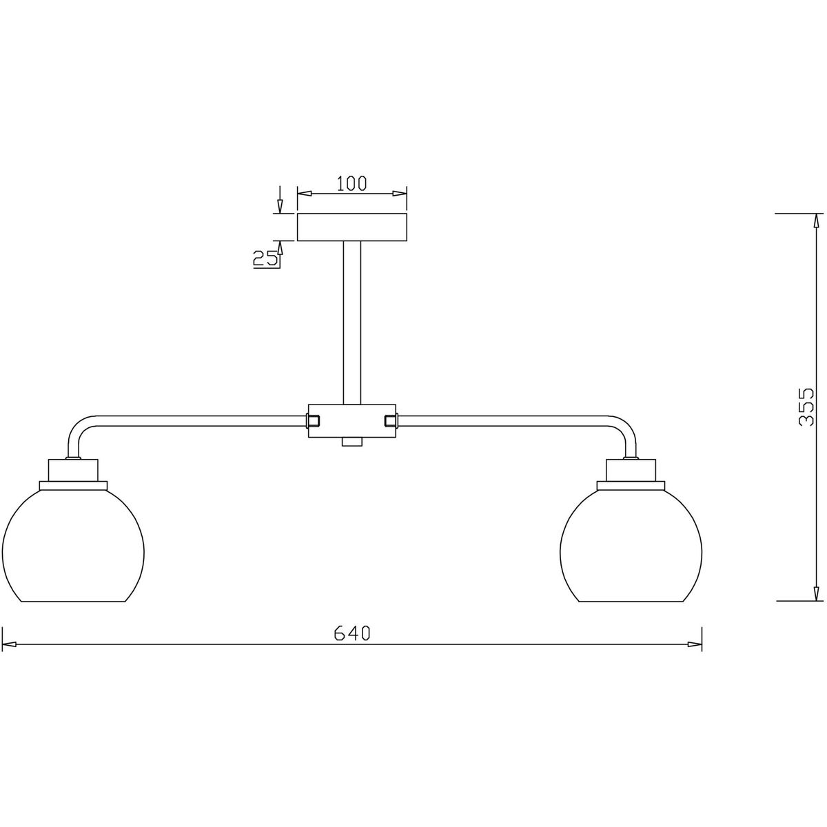 Люстра на штанге Freya Neptune FR5176PL-05BS