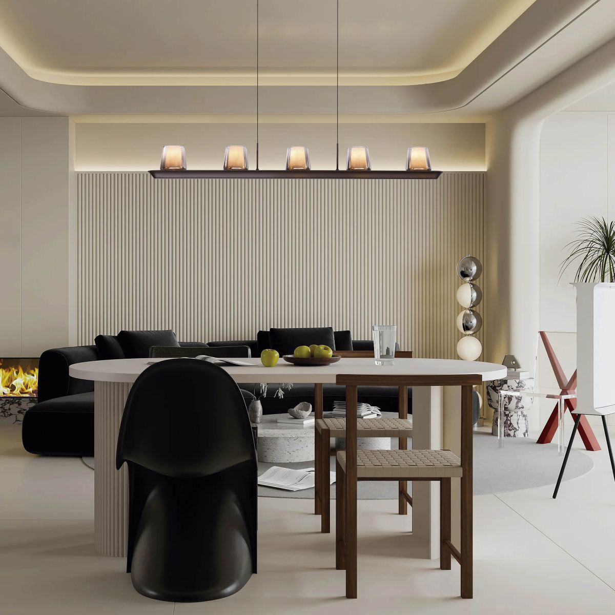 Подвесная люстра Mantra Alabastro 9435