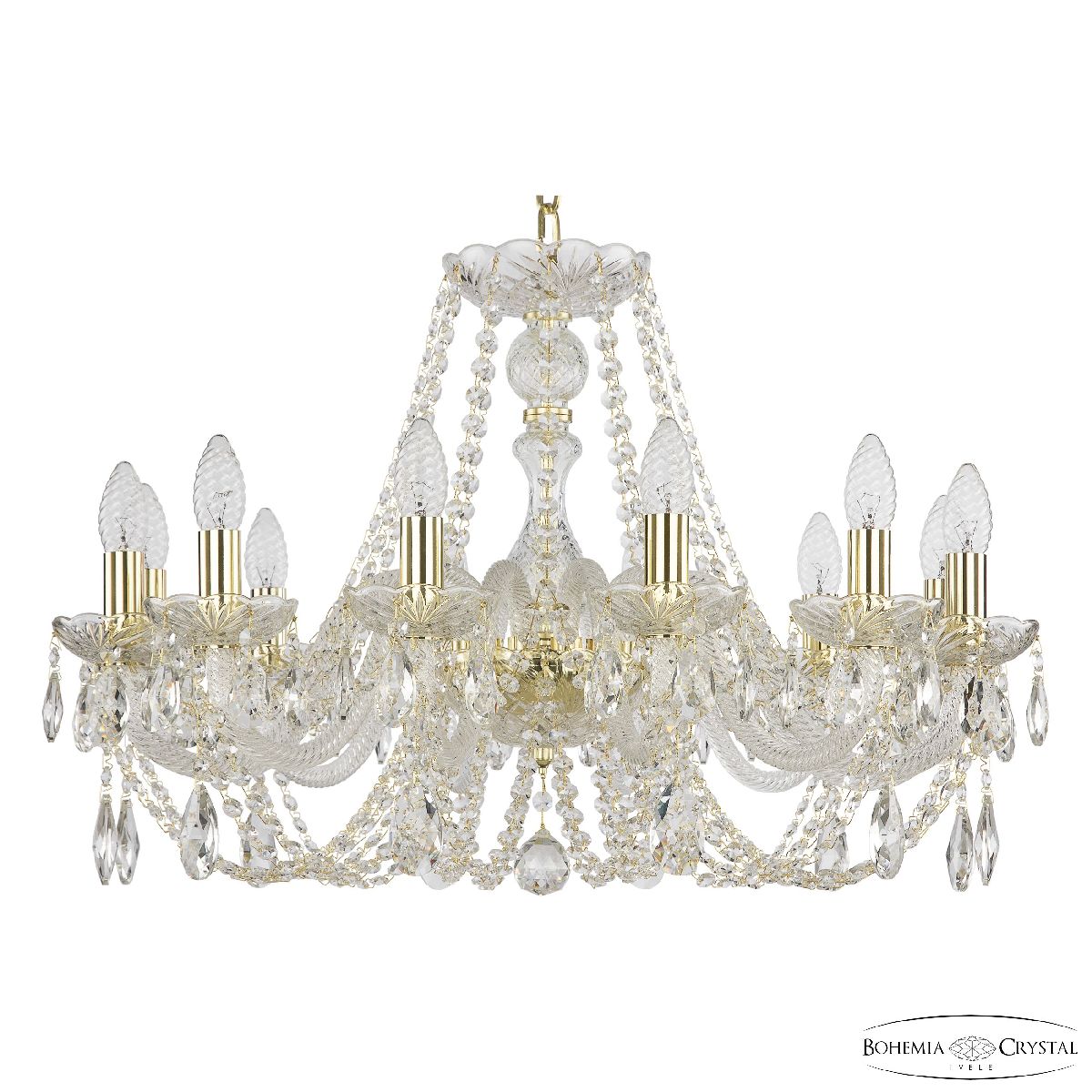 Подвесная люстра Bohemia Ivele Crystal 101/12/240 G