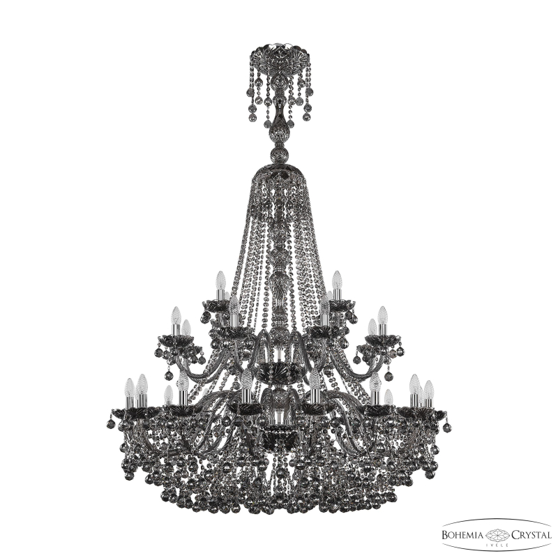 Подвесная люстра Bohemia Ivele Crystal 1409/16+8+4/400/XL-164/2d Ni M731