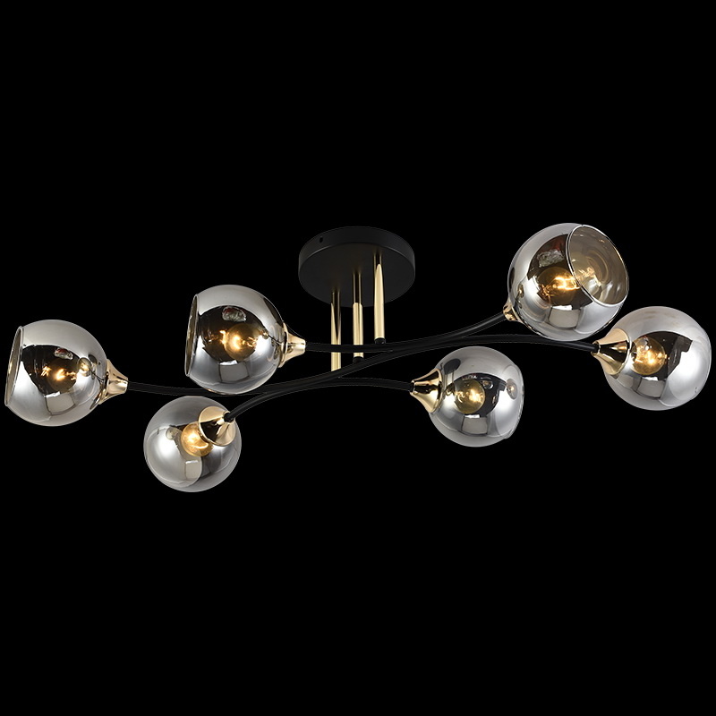 Люстра на штанге Reluce 11353-0.3-06A BK+FGD