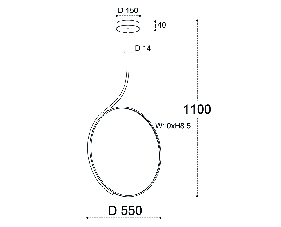 Подвесная люстра Italline IT013-6025 white 3000K
