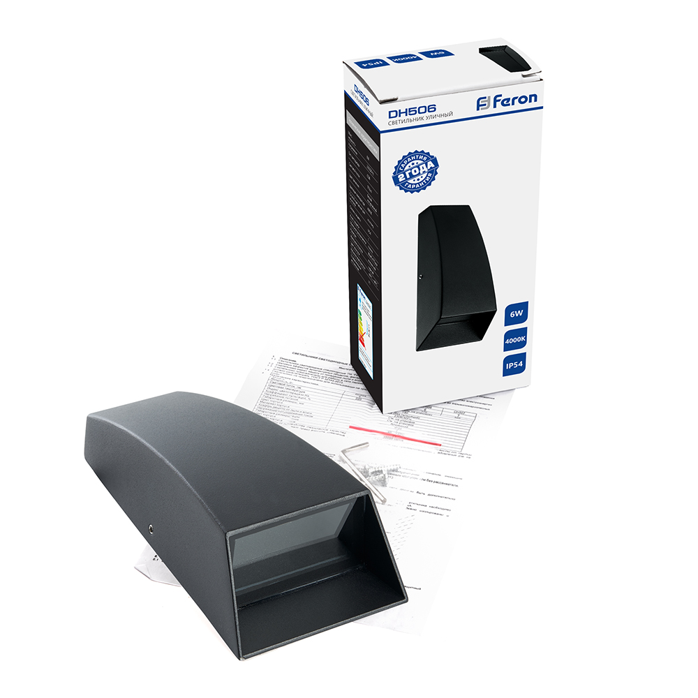 Уличный настенный светильник Feron Дели DH506 48364