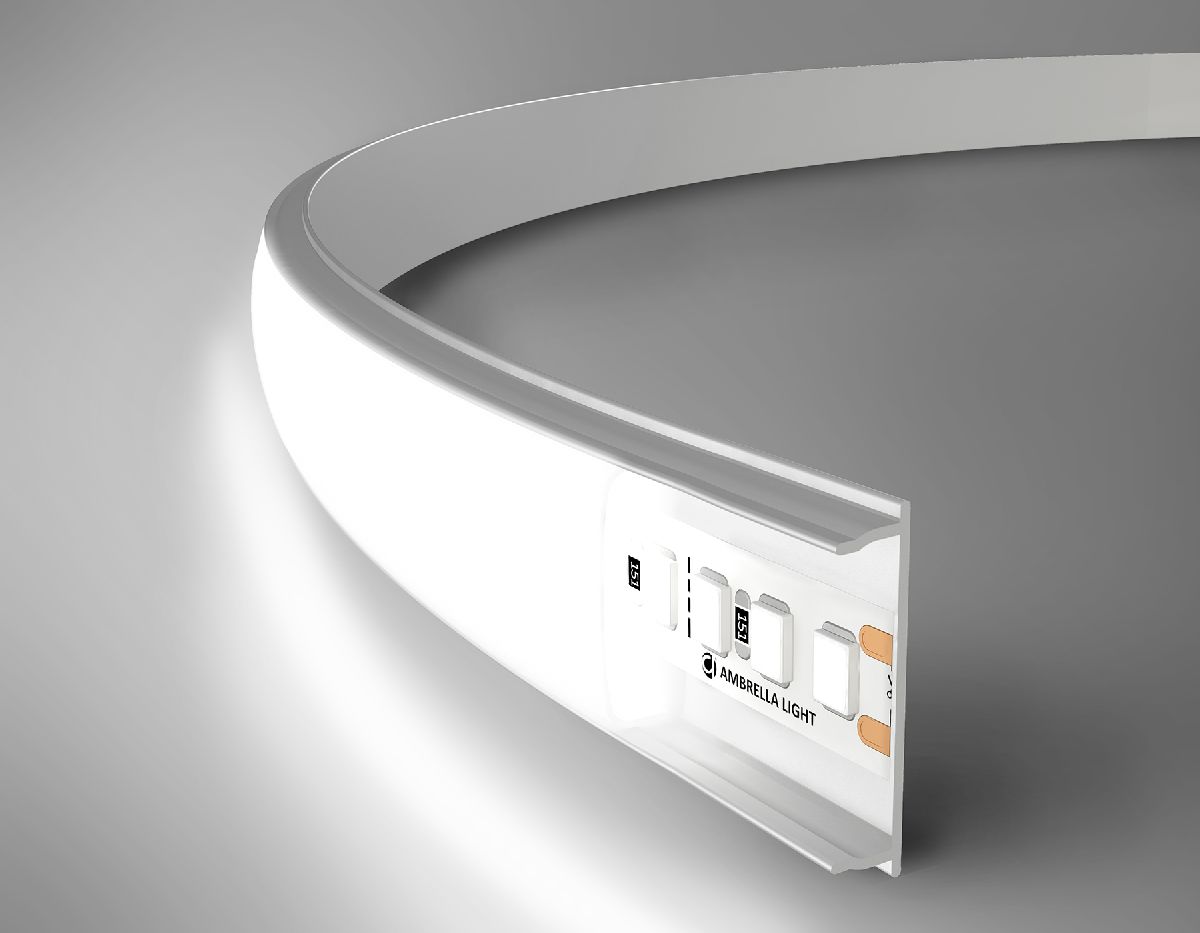 Алюминиевый накладной профиль Ambrella Light Alum Profile GP1600WH