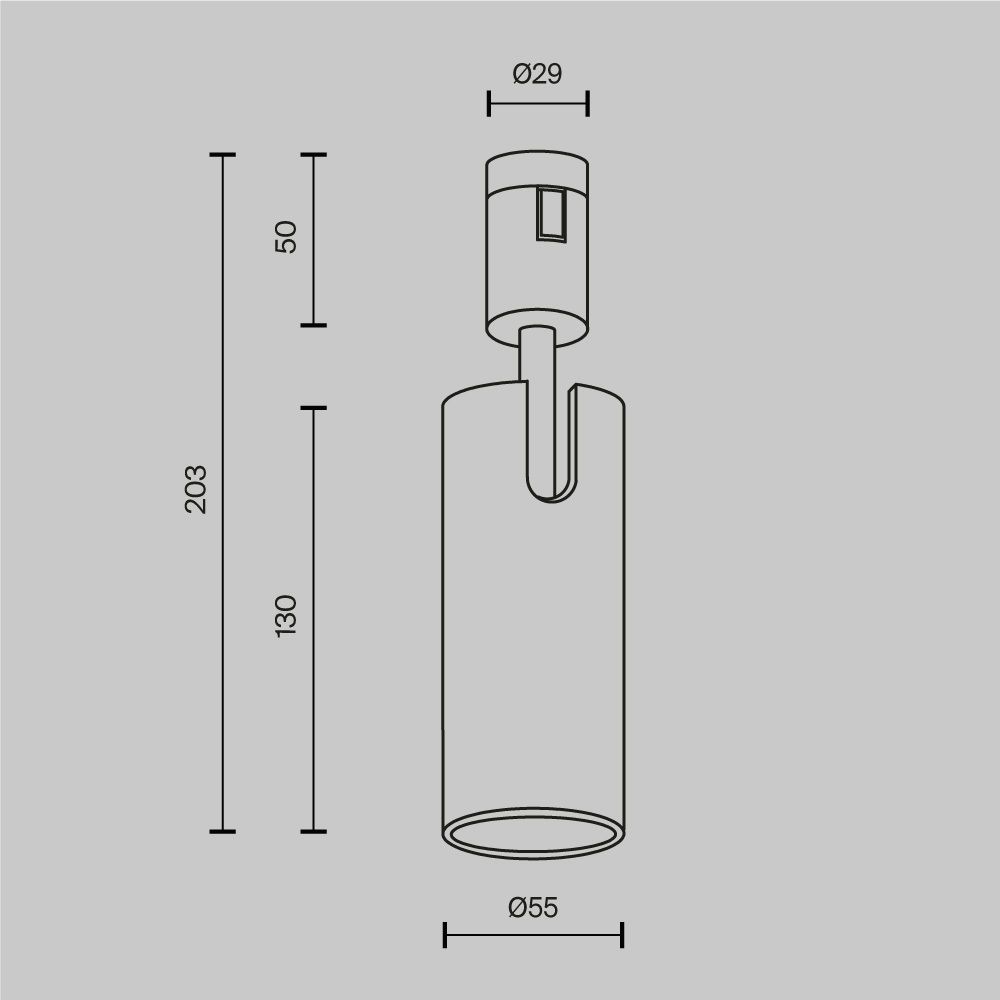 Магнитный трековый светильник Maytoni Technical Focus Led Flarity TR144-1-12W3K-W-PT