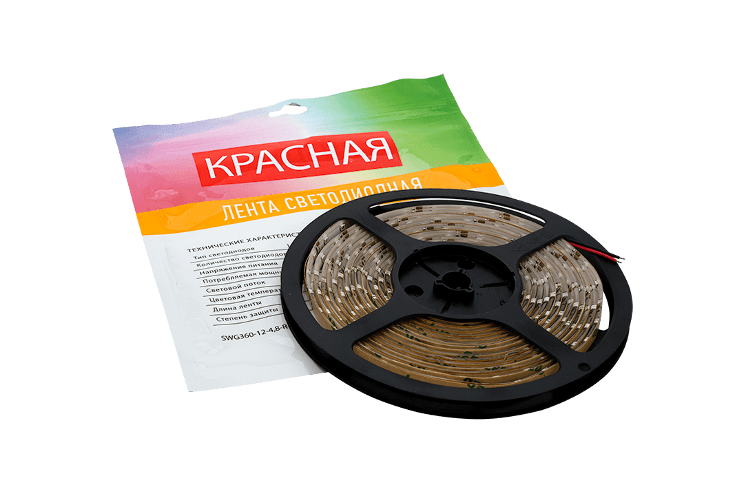 Светодиодная лента SWG SWG360-12-4.8-R-65 000051