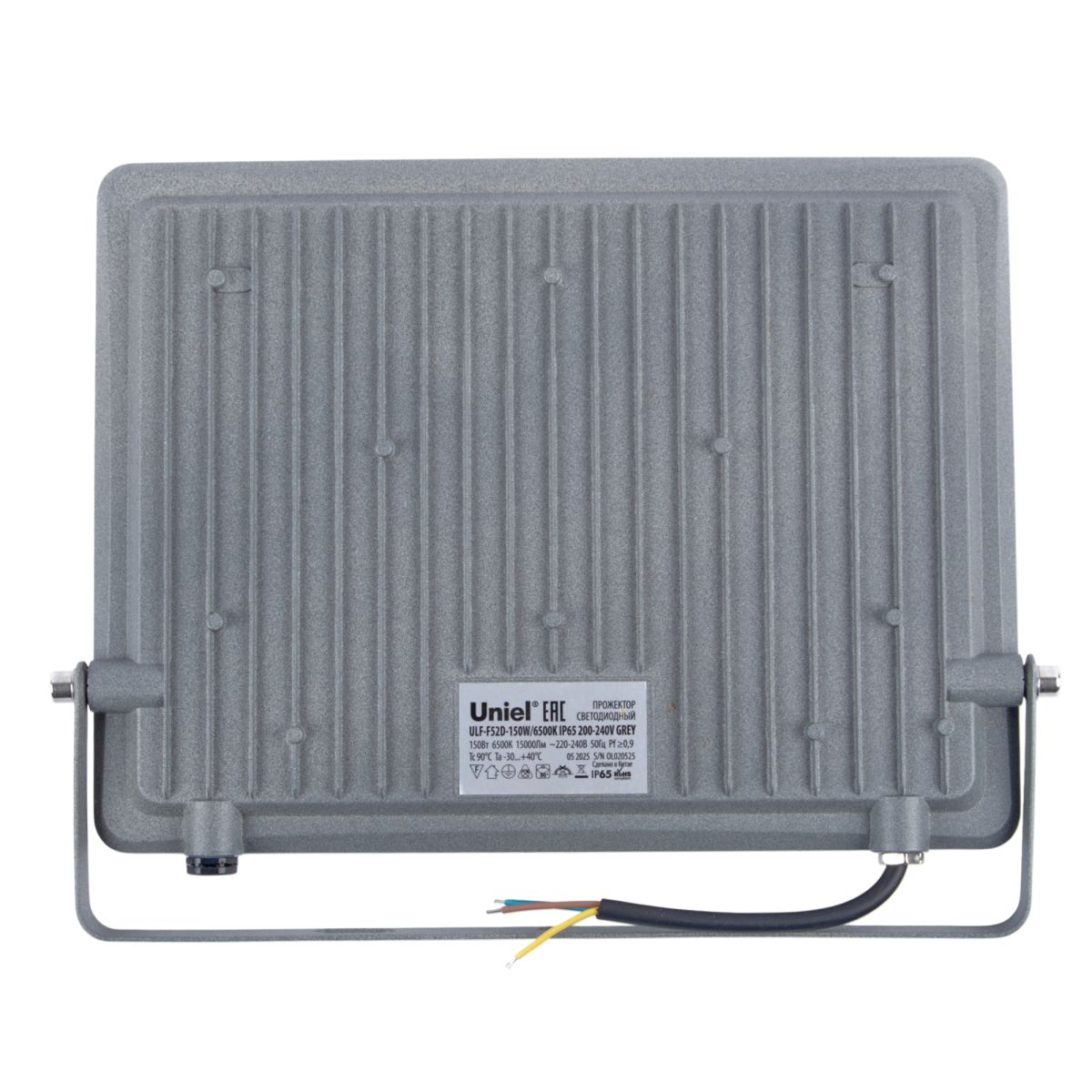 Прожектор Uniel ULF-F52D-150W/6500K IP65 200-240V GREY UL-00013059