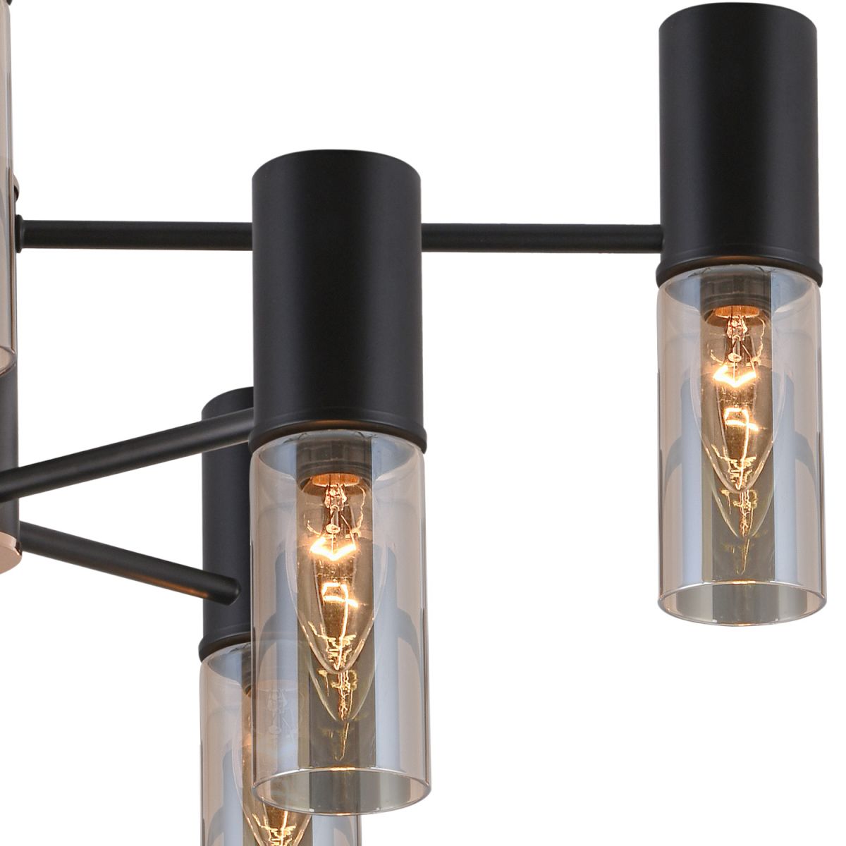 Люстра на штанге Illumico IL1295-8PPA-79 BK GD