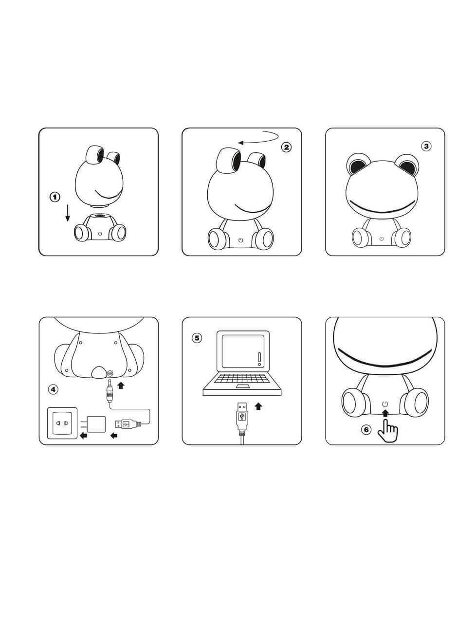 Настольная лампа Lucide Dodo Frog 71592/03/85
