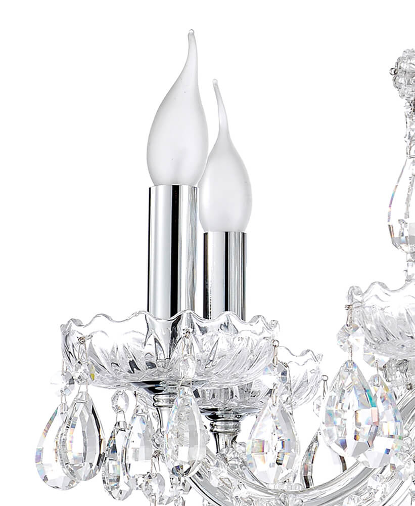 Подвесная люстра Lumien Hall Жозефина 0012/8P-CR