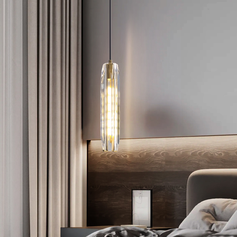 Подвесной светильник Delight Collection MT8851-1H bronze/clear