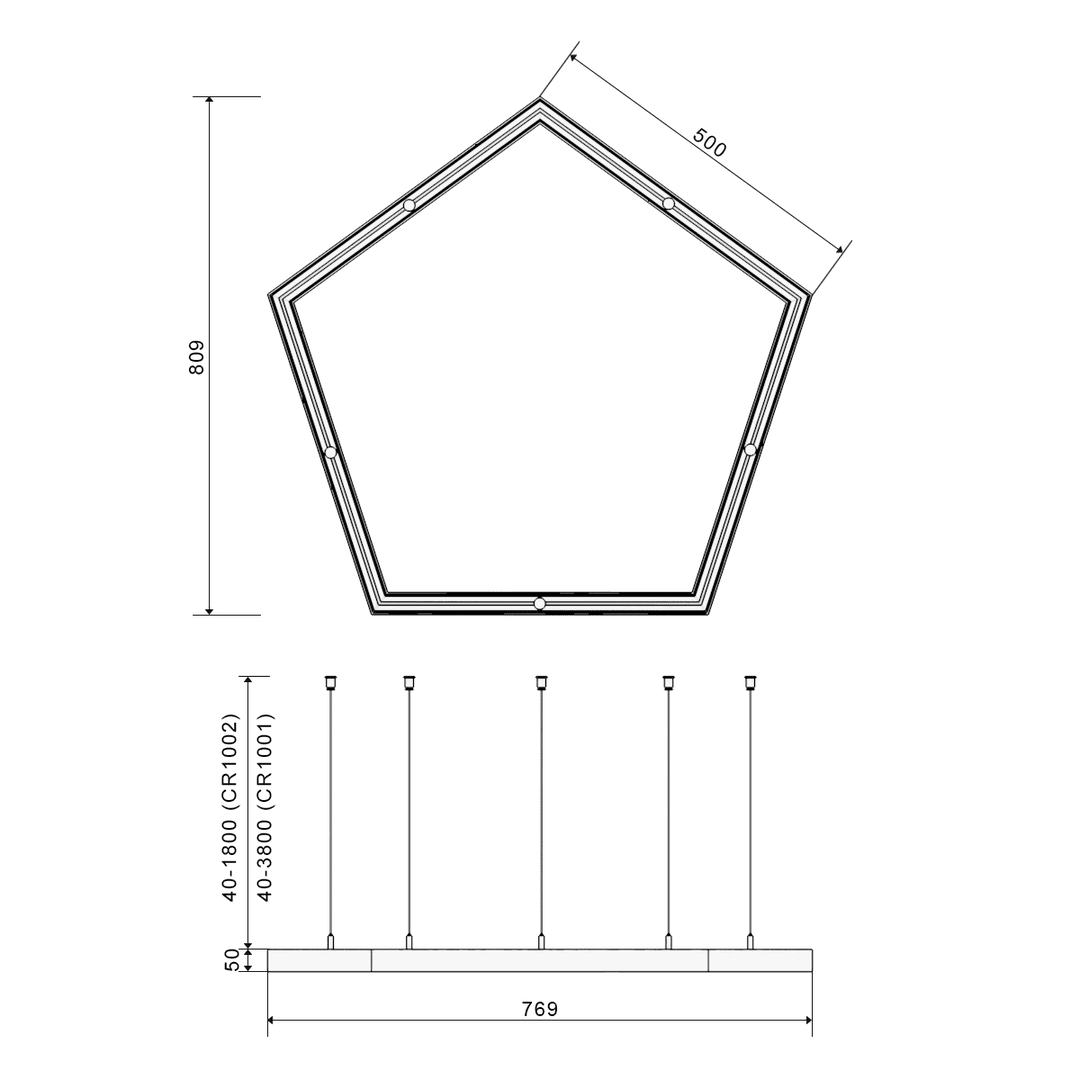 Подвесной светильник DesignLed PEN-Type-5050-05-65-NW 004918