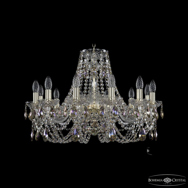 Подвесная люстра Bohemia Ivele Crystal 1406/12/240 G K801