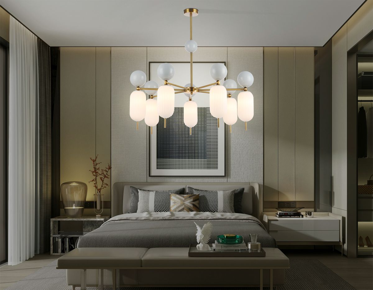 Люстра на штанге Ambrella Light High Light Ceramo Modern LH53106