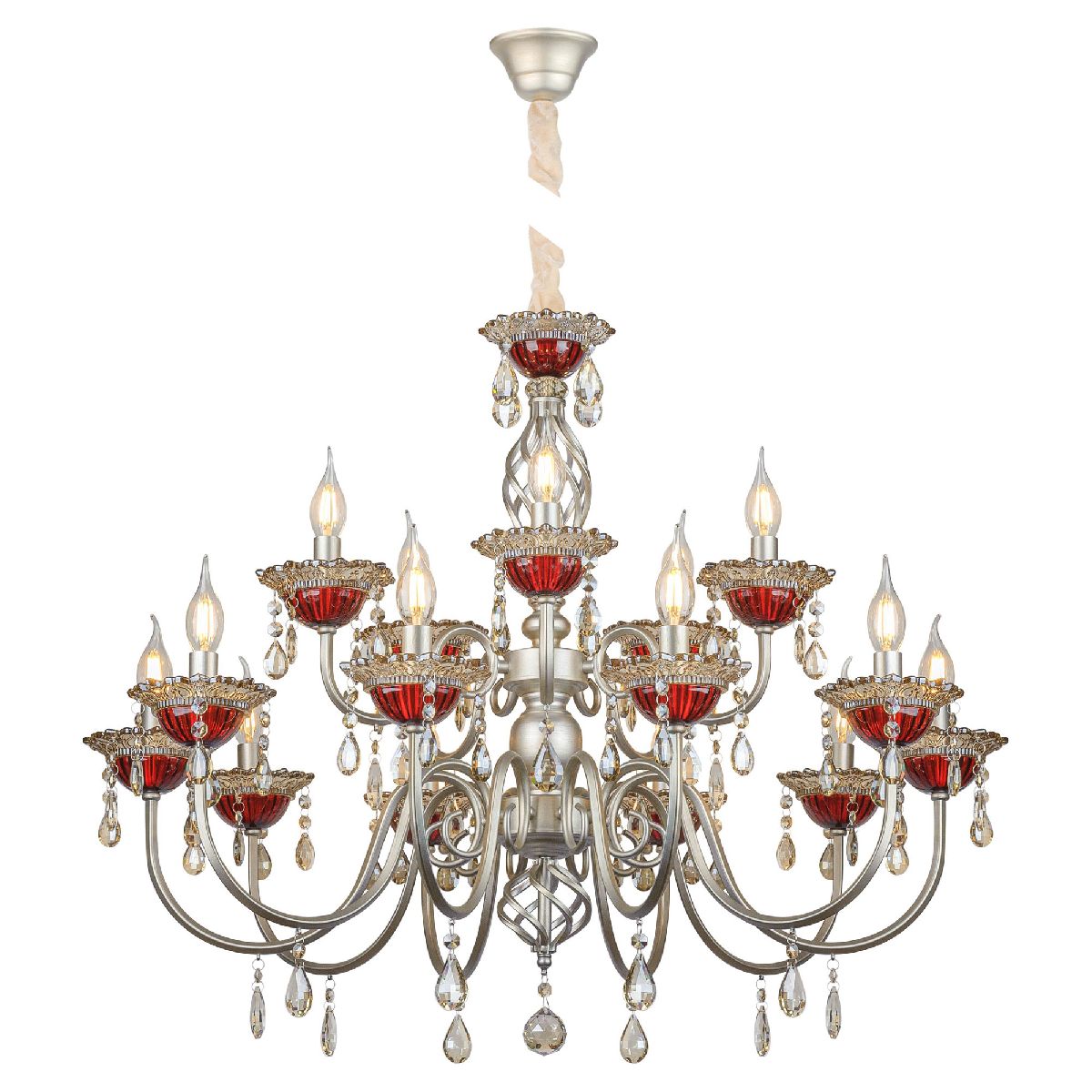 Подвесная люстра AM Group CASTLE SP10+5