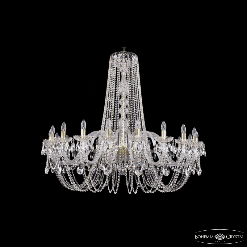 Подвесная люстра Bohemia Ivele Crystal 1402/20/460/h-115 G