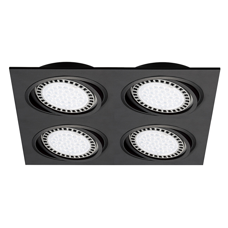 Встраиваемый светильник Zumaline BOXY DL 4 20073-BK