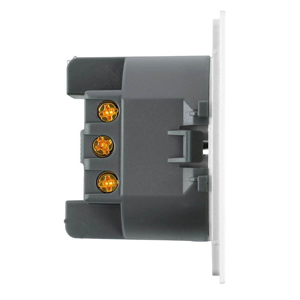 Розетка 1-местная с защитной шторкой с/з (механизм) Stekker Мия 250В 16А RST16-3110-01 белая магнолия 50440