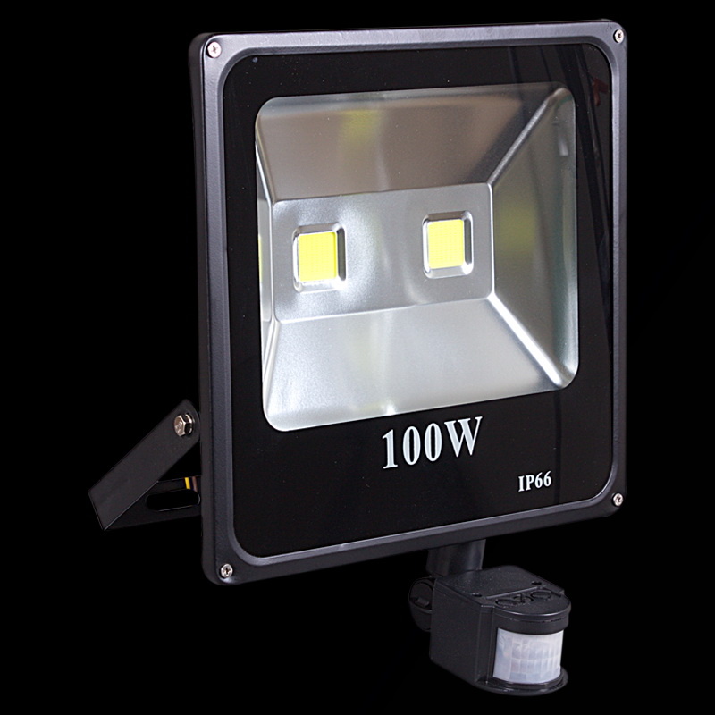 Прожектор Reluce 54100-0.2-001QY LED100W+SENSOR BK