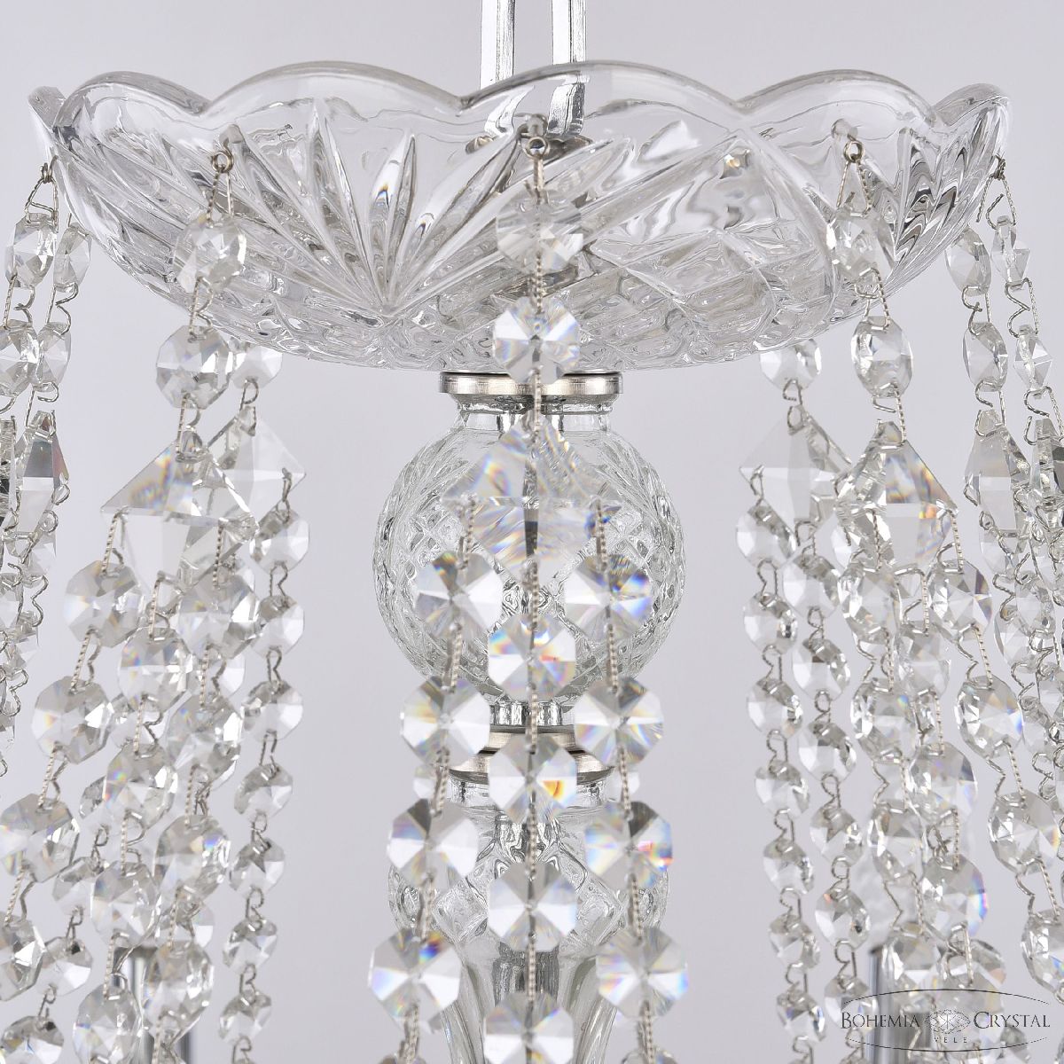 Подвесная люстра Bohemia Ivele Crystal 1413/10/300 Ni