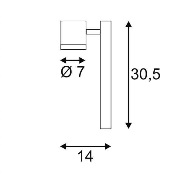Уличный светодиодный светильник SLV Helia Led 2 233285
