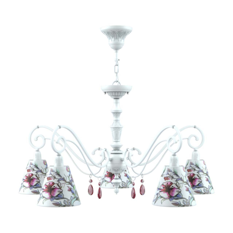 Подвесная люстра Lamp4you Classic E3-05-WM-LMP-O-13-CRL-E3-05-PK-DN