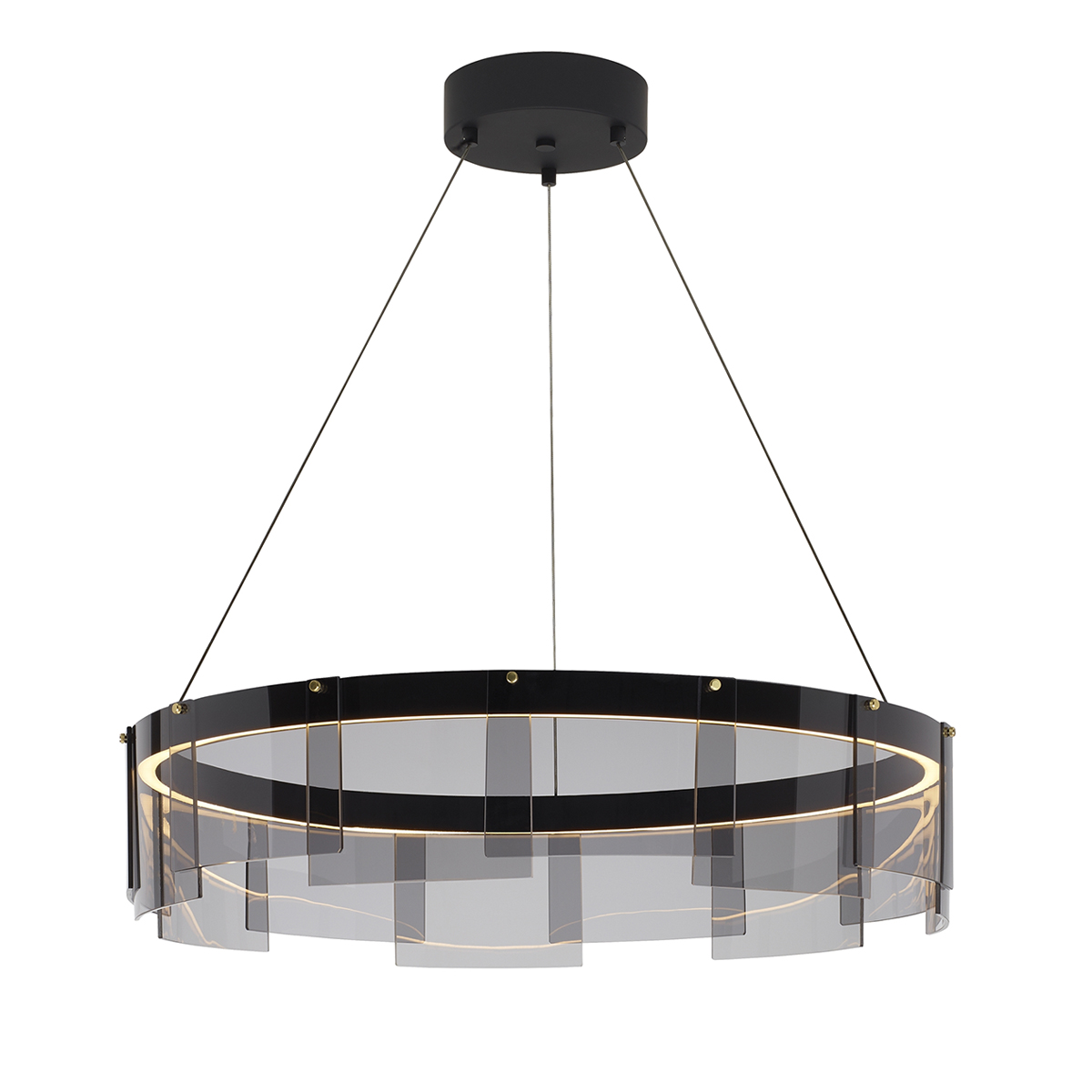 Подвесная люстра Delight Collection Stratos D8825P/S black/smoky